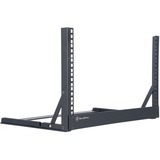 SilverStone 19" 6U open-frame desktop rack bevestiging Zwart