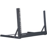 SilverStone 19" 6U open-frame desktop rack bevestiging Zwart