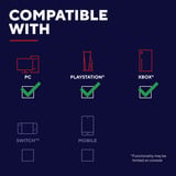 Trust GXT 872 Xyra Mechanisch TKL-gamingtoetsenbord Wit, US lay-out (QWERTY), Leobog Seiya, 80% (TKL)	, RGB, hot swap
