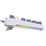 Trust GXT 872 Xyra Mechanisch TKL-gamingtoetsenbord, gaming toetsenbord Wit, US lay-out, Leobog Seiya, 80% (TKL), RGB, hot swap