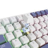 Trust GXT 872 Xyra Mechanisch TKL-gamingtoetsenbord, gaming toetsenbord Wit, US lay-out, Leobog Seiya, 80% (TKL), RGB, hot swap