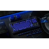8BitDo Retro 87 Mechanical Keyboard - Mecha BREAK, gaming toetsenbord Zwart/blauw, US lay-out, Kailh Box Jellyfish Pro Glaze, TKL, ABS keycaps, Hot-swap, Bluetooth LE 5.0, Wireless 2.4GHz, USB