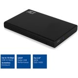 ACT Connectivity 2.5" SATA hard drive behuizing externe behuizing Zwart, USB-C 3.2 (10 Gbit/s)