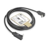 ACT Connectivity USB 3.2 USB-C (omhoog/omlaag haaks) naar USB-C (omhoog/omlaag haaks) kabel Zwart, 10 Gbit/s, 60W, 1 meter