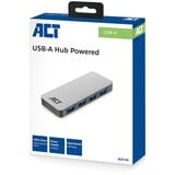 ACT Connectivity USB Hub 3.2 met 4 USB-A poorten usb-hub Grijs