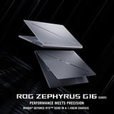 ASUS ROG Zephyrus G16 GU605CM-QR026W 16"  gaming laptop Donkergrijs | Ultra 9 285H | RTX 5060 | 16 GB | 1 TB SSD