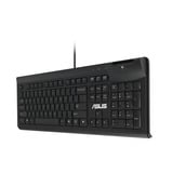 ASUS Smart Card Keyboard KU100 Zwart, US lay-out (QWERTY), 100%