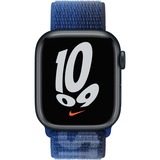 Apple Geweven sportbandje van Nike - Game Royal/Midnight Navy (41 mm) horlogeband Donkerblauw