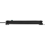 Brennenstuhl Premium-Line stekkerdoos 6-voudig met USB C PD 30W en USB A 18W stekkerdoos Zwart, 1x USB-A, 1x USB-C