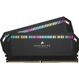 Corsair 32 GB DDR5-6000 Kit werkgeheugen Zwart, CMT32GX5M2X6000C36, Dominator Platinum RGB, XMP 3.0