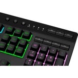 Corsair K55 RGB PRO, gaming toetsenbord Zwart, US lay-out, Membraan, RGB leds