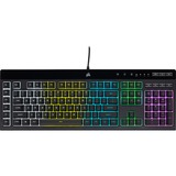 Corsair  K55 RGB PRO Gaming toetsenbord Zwart, US lay-out, Membraam, RGB-leds