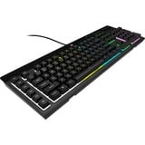 Corsair  K55 RGB PRO Gaming toetsenbord Zwart, US lay-out, Membraan, RGB-leds