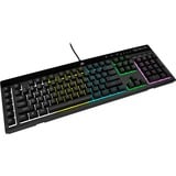 Corsair  K55 RGB PRO Gaming toetsenbord Zwart, US lay-out, Membraam, RGB-leds