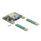 DeLOCK Mini PCIe I/O 1 x USB 2.0 Type-A female full size / half size controller 