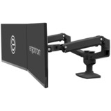 Ergotron LX Dual Side-by-Side Arm monitorarm Zwart