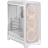 Fractal Design Meshify 3 RGB midi tower behuizing Wit | 2x USB-A | 1x USB-C | RGB | Tempered Glass