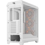 Fractal Design Meshify 3 RGB midi tower behuizing Wit | 2x USB-A | 1x USB-C | RGB | Tempered Glass
