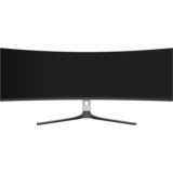 HKC GS49UK Super Ultrawide OLED Gaming Monitor 49" curved Zwart/wit, 1x DisplayPort, 2x HDMI, 2x USB-A, 240 Hz