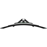HKC GS49UK Super Ultrawide OLED Gaming Monitor 49" curved  Zwart/wit, 2x HDMI, DisplayPort, USB-C, USB-A, 240Hz