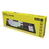 Hator Skyfall Pro Wireless, gaming toetsenbord Zwart, US lay-out, HATOR Aurum Vanilla Silent, RGB, Double-shot PBT, Hot-swap, 2.4GHz / Bluetooth / USB-C