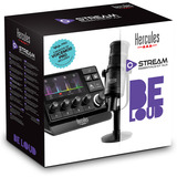 Hercules Stream Essentials Kit mengpaneel Zwart, Stream 200 XLR + HXD-700