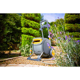 Hozelock Auto Reel Mobile slangenwagen met 35 m slang, Incl. Multi Spraygun Grijs/geel
