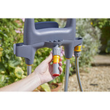 Hozelock Auto Reel Mobile slangenwagen met 35 m slang, Incl. Multi Spraygun Grijs/geel