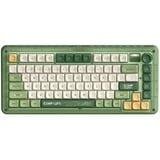 Iqunix ZX75 Camping Wireless Mechanical Keyboard Groen, US lay-out (QWERTY), Cherry MX Brown, 75%, RGB leds, Hot-swappable, Double-shot PBT, 2.4GHz | Bluetooth 5.1 | USB-C