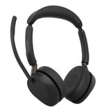 Jabra Evolve3 65 UC on-ear headset Zwart, USB-C with Dongle, Bluetooth 5.3