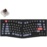 Keychron V10-D3, toetsenbord Zwart, US lay-out, Keychron K Pro Brown, RGB leds, 75% Alice, OSA Profile Double-Shot PBT, hot swap, Bluetooth 5.1, Knob