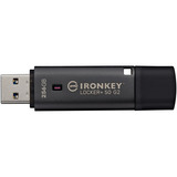 Kingston IronKey Locker+ 50 G2 USB Flash Drive 256 GB usb-stick Antraciet, USB-A 3.2 Gen 1