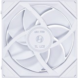 Lian Li UNI FAN TL-LCD140 White Single Pack case fan Wit