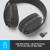Logitech Zone Vibe 125 headset Zwart, Bluetooth 5.2