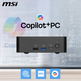 MSI Cubi NUC AI+ 3MG-003BEU barebone Zwart | Core Ultra 9 386H | Intel Graphics