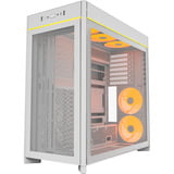 Montech HS01 PRO midi tower behuizing Wit | 2x USB-A | 1x USB-C | RGB | Window