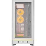 Montech HS01 PRO midi tower behuizing Wit | 2x USB-A | 1x USB-C | RGB | Window