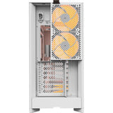 Montech HS01 PRO midi tower behuizing Wit | 2x USB-A | 1x USB-C | RGB | Window