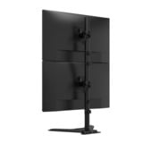 Neomounts DS45-600BL2V Monitorstandaard voor twee schermen 10-32" monitorarm Zwart