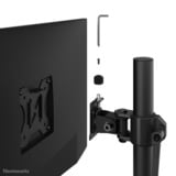 Neomounts DS45-600BL2V Monitorstandaard voor twee schermen 10-32" monitorarm Zwart