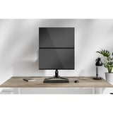 Neomounts DS45-600BL2V Monitorstandaard voor twee schermen 10-32" monitorarm Zwart