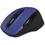 Qware Glasgow Draadloze Muis Zwart/blauw, 800 - 1600 DPI, 2,4 GHz USB | Bluetooth 5.0