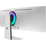 SAMSUNG Odyssey G9 G95SD 49" Curved UltraWide gaming monitor Zilver, 240 Hz, Display Port, HDMI, Micro HDMI, USB-C, WiFi 5, Free Sync Premium Pro