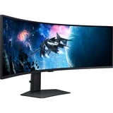 Samsung Odyssey G9 G95C 49" UltraWide gaming monitor Zwart, 2x HDMI, 1x DisplayPort, 2x USB-A, 240 Hz