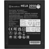 SilverStone HELA 2050 Platinum, 2050 Watt voeding  Zwart, 18x PCIe, Full Kabel-management