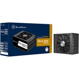 SilverStone HELA 2050 Platinum, 2050 Watt voeding  Zwart, 18x PCIe, Full Kabel-management