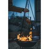 The Windmill Kampvuurset houtbarbecue Zwart