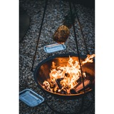 The Windmill Kampvuurset houtbarbecue Zwart