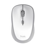 Trust Yvi+ Draadloze Muis Compact Wit, 800-1600 Dpi, 2.4GHz, Bluetooth, Stille Knoppen 