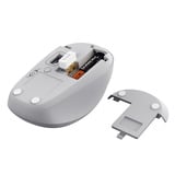 Trust Yvi+ Draadloze Muis Compact Wit, 800-1600 Dpi, 2.4GHz, Bluetooth, Stille Knoppen 